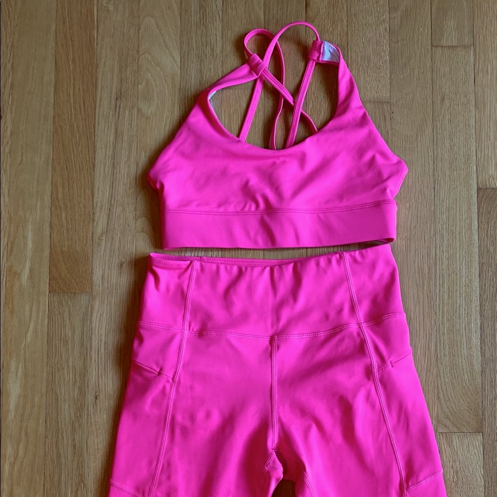 ZYIA PINK CAPRI/BRA Set